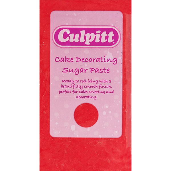 Culpitt 250g Red Sugar Paste